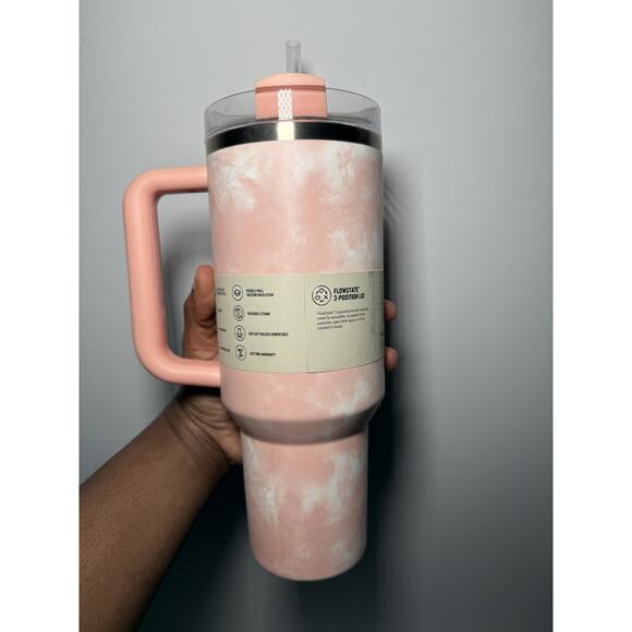 Stanley X Target Exclusive PEACH TIE DYE H2.O Flowstate Quencher BNWT - Picture 4 of 6